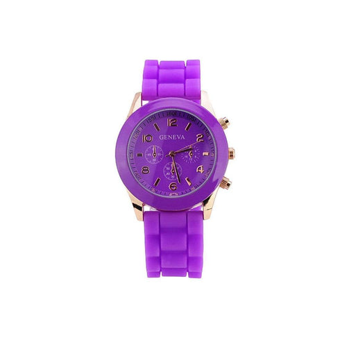 AussieSuperStore Homeware Supplies POP Classic - Silicone Quartz Watch Purple POP Classic - Silicone Quartz Watch Purple | Casual Unisex Watches CBGENIVJELWTCHPUR